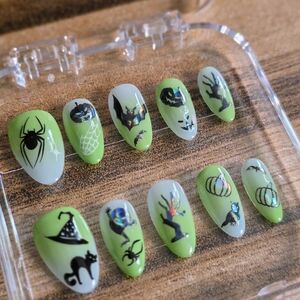 Halloween Themed Press-On Nails